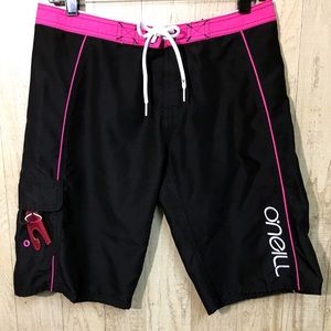 O’Neill |  Classic Long Black Summer Board Shorts